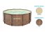 Bazén Marimex Florida 3,66x1,22 m se skimmerem- motiv TEAK