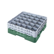Cambro Koš Camrack 25 pozic, výška sklenice 21,6 cm - Zelená