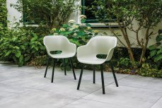 Zahradní křeslo Keter Noa cup cappuccino, kovové nohy, 2 ks