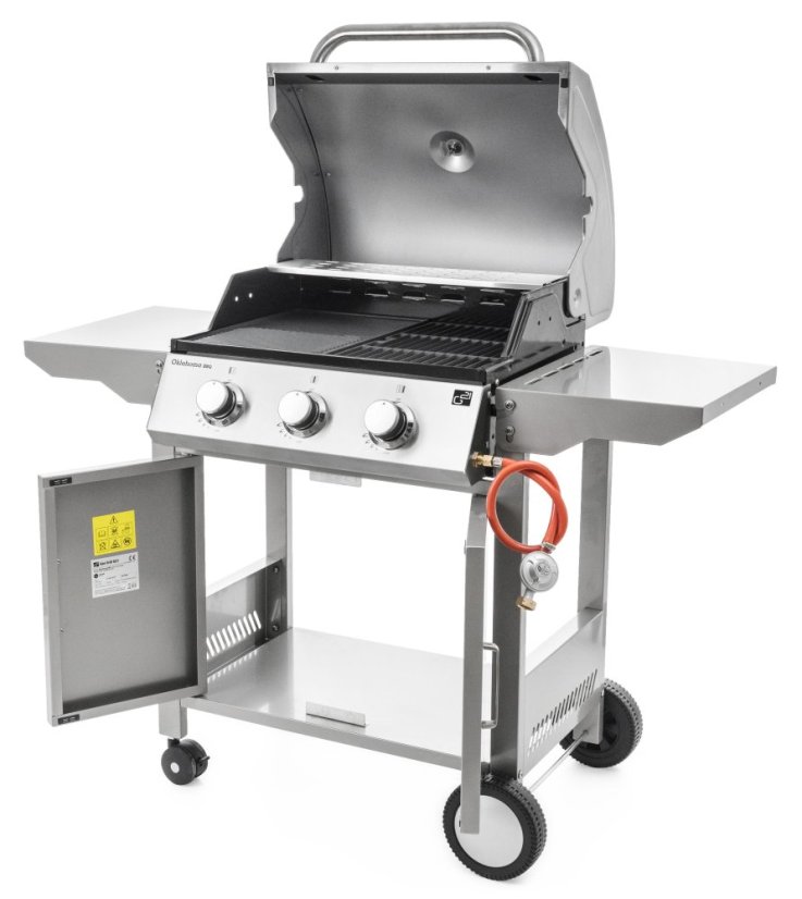 Plynový gril G21 Oklahoma BBQ Premium Line 3 hořáky + zdarma redukční ventil