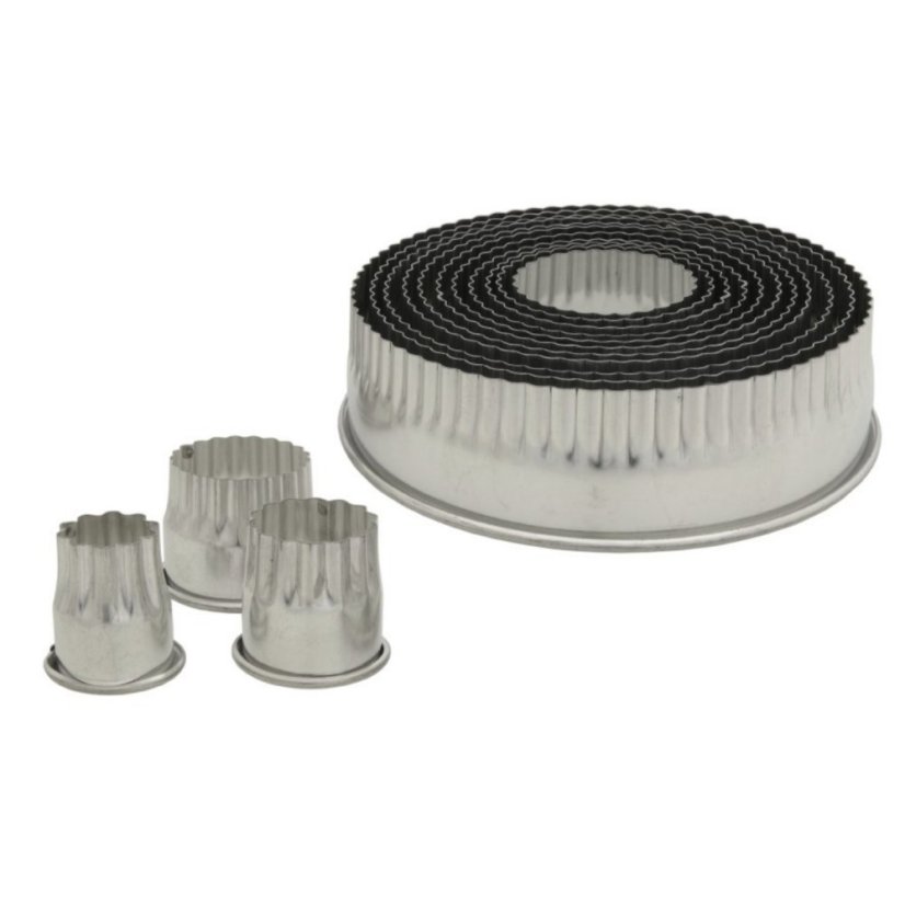 TOMGAST Sada vykrajovátek vlnitých 20–105 mm TOMGAST Sada vykrajovátek vlnitých 20–105 mm