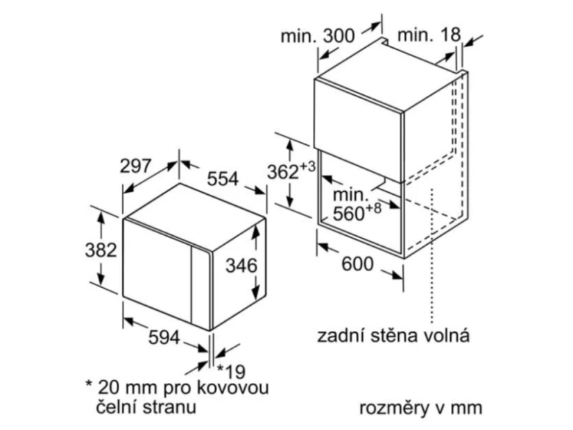 Mikrovlnná trouba Bosch BFL524MS0
