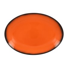 RAK Porcelain RAK Talíř oválný 32 x 23 cm, oranžová | RAK-LENNOP32OR