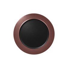 RAK Porcelain RAK Metalfusion talíř mělký 32 cm, černobronzový | RAK-MFNOFP32BB