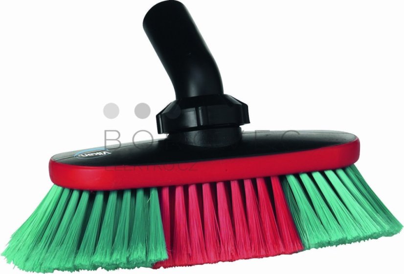 Vikan auto-kartáč průtokový měkký 250 mm , černý 526852