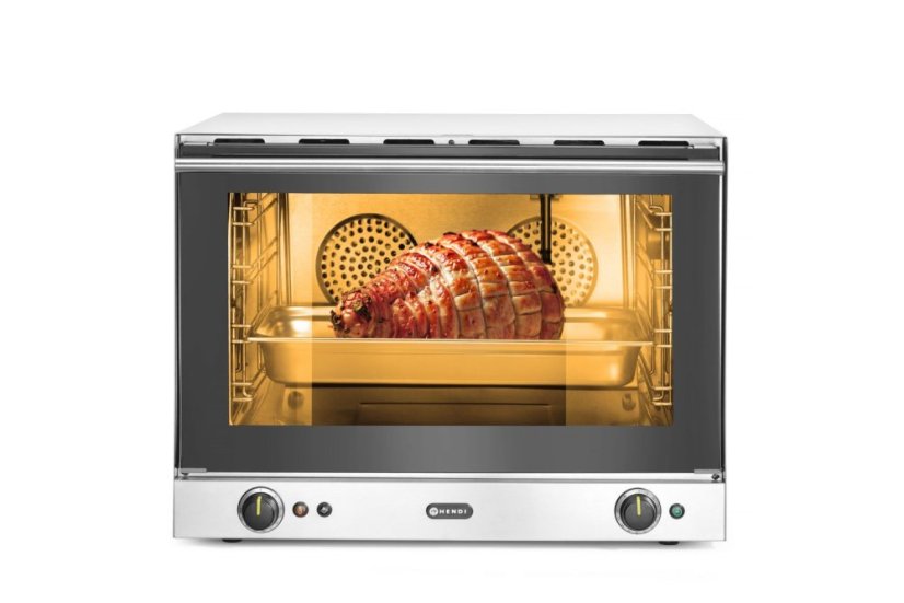 Horkovzdušná trouba se zvlhčováním H100S, HENDI, GN 1/1, 230V/3500W, 699x608x(H)550mm