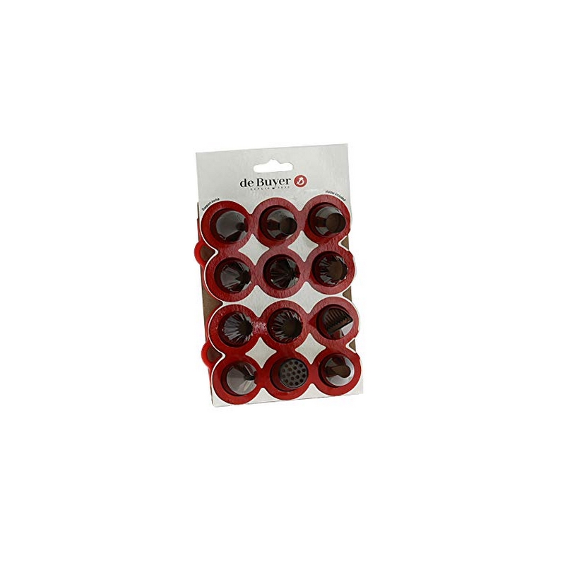 de Buyer Násady zdobící 12 ks | D-4150-04 de Buyer Násady zdobící 12 ks | D-4150-04