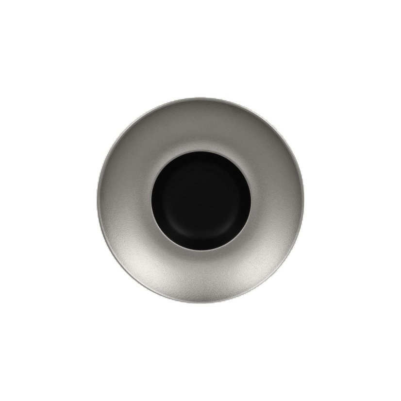 RAK Porcelain RAK Metalfusion talíř hluboký Gourmet 26 cm, černostříbrný | RAK-MFFDGD26SB RAK Porcelain RAK Metalfusion talíř hluboký Gourmet 26 cm, černostříbrný | RAK-MFFDGD26SB