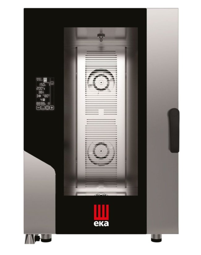 Konvektomat Millennial Black Mask Gastro, 11× GN 1/1 - elektronicky řízený, elektrický, Tecnoeka, Millennial Black Mask, LEFT DOOR, 400V/15400W, 730x849x(H)1130mm Konvektomat Millennial Black Mask Gastro, 11× GN 1/1 - elektronicky řízený, elektrický, Tecnoeka, Millennial Black Mask, LEFT DOOR, 400V/15400W, 730x849x(H)1130mm