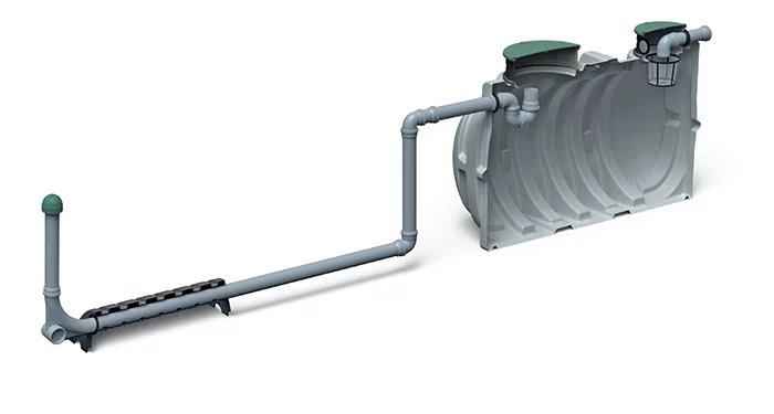 Podzemní nádrž Prosperplast UNGROUND R-3000 l černá