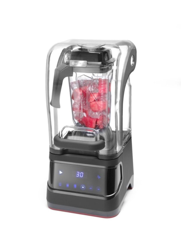 Mixér digitálních tyčí se zvukovou skříní, HENDI, 2,5L, Černá, 220-240V/1680W, 250x300x(H)546mm