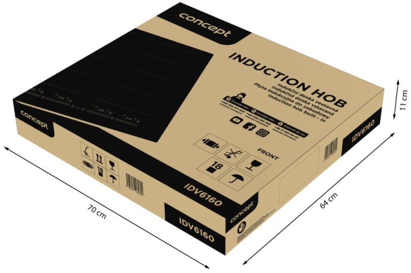Indukční varná deska Concept IDV6160
