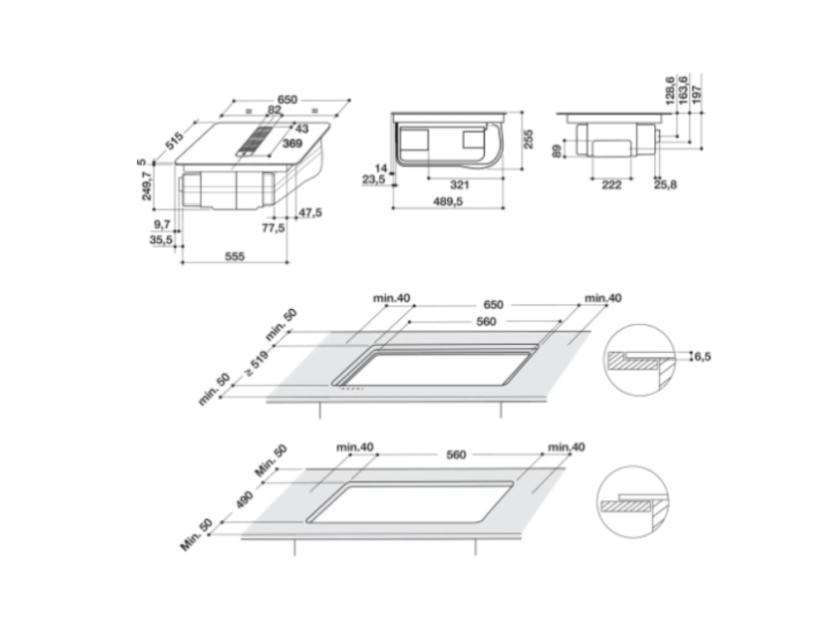 Indukční varná deska Whirlpool WVH1065B