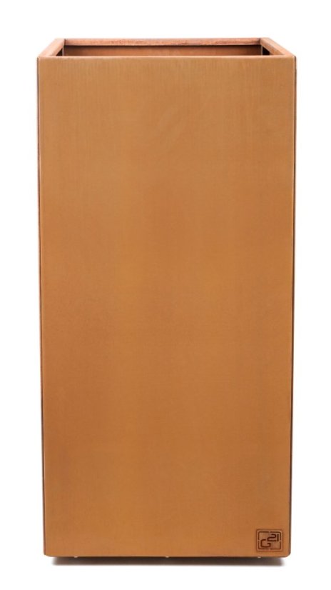 Květináč G21 Corten Square, 50 x 100 x 50 cm
