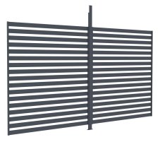 Příslušenství G21 fixní lamelová stěna 4x2,6 m pro pergolu Trenton