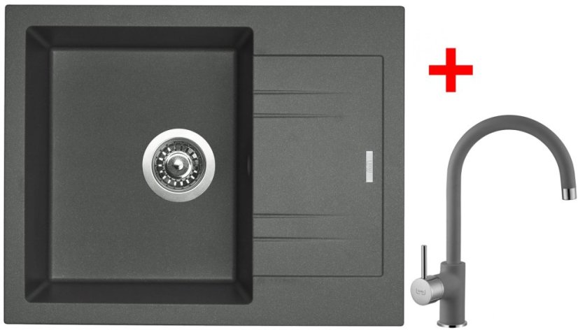Sinks LINEA 600 Titanium + Vitalia GR Sinks LINEA 600 Titanium + Vitalia GR