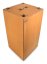 Květináč G21 Corten Square, 50 x 100 x 50 cm