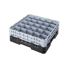 Cambro Koš Camrack 25 pozic, výška sklenice 27,8 cm - Černá