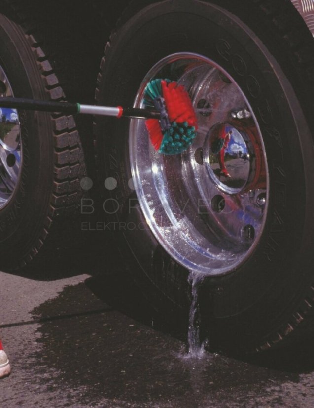 Vikan auto-kartáč na ráfky 240 mm, černá 545252