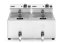 Ruční fritéza s vypouštěcím kohoutem, 2 × 8 l, HENDI, Profi Line, 16L, 230V/7000W, 610x515x(H)369mm