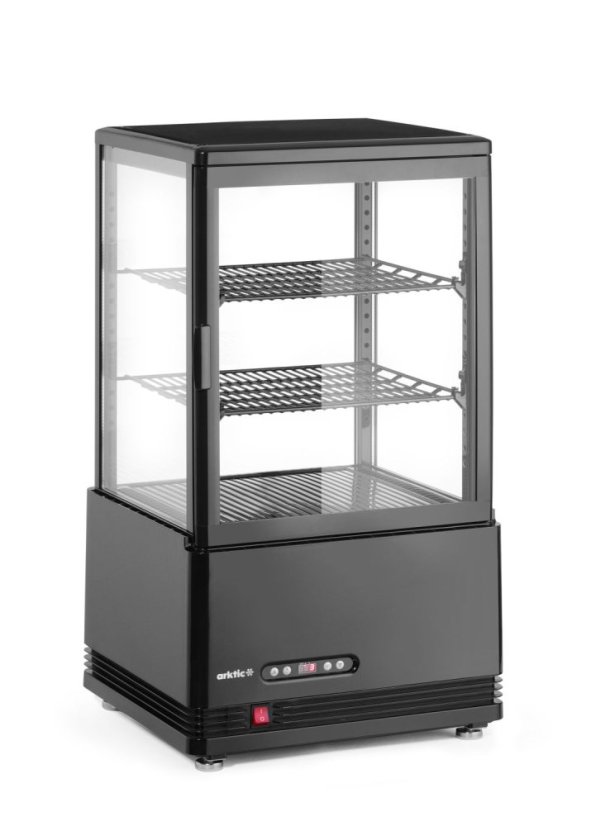 Chlazená skříň displeje, 58 l, Arktic, černá, 230V/170W, 406x452x(H)830mm