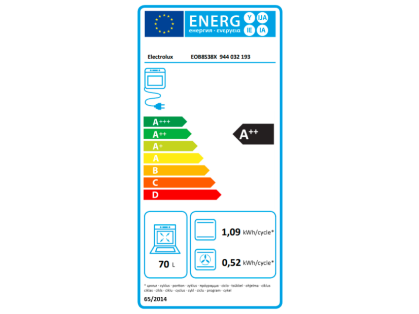 Vestavná parní trouba Electrolux EOB8S38X