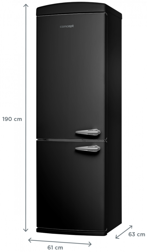 Retro lednice Concept LKR7460bcl
