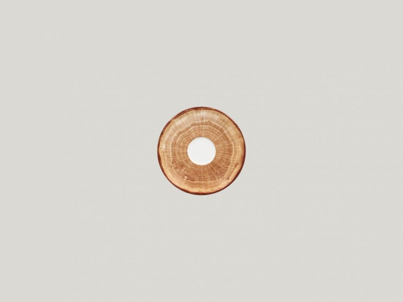 RAK Porcelain RAK Woodart podšálek pro šálek na espresso RAK-CLCU09 – světle hnědá | RAK-WDCLSA13TB RAK Porcelain RAK Woodart podšálek pro šálek na espresso RAK-CLCU09 – světle hnědá | RAK-WDCLSA13TB