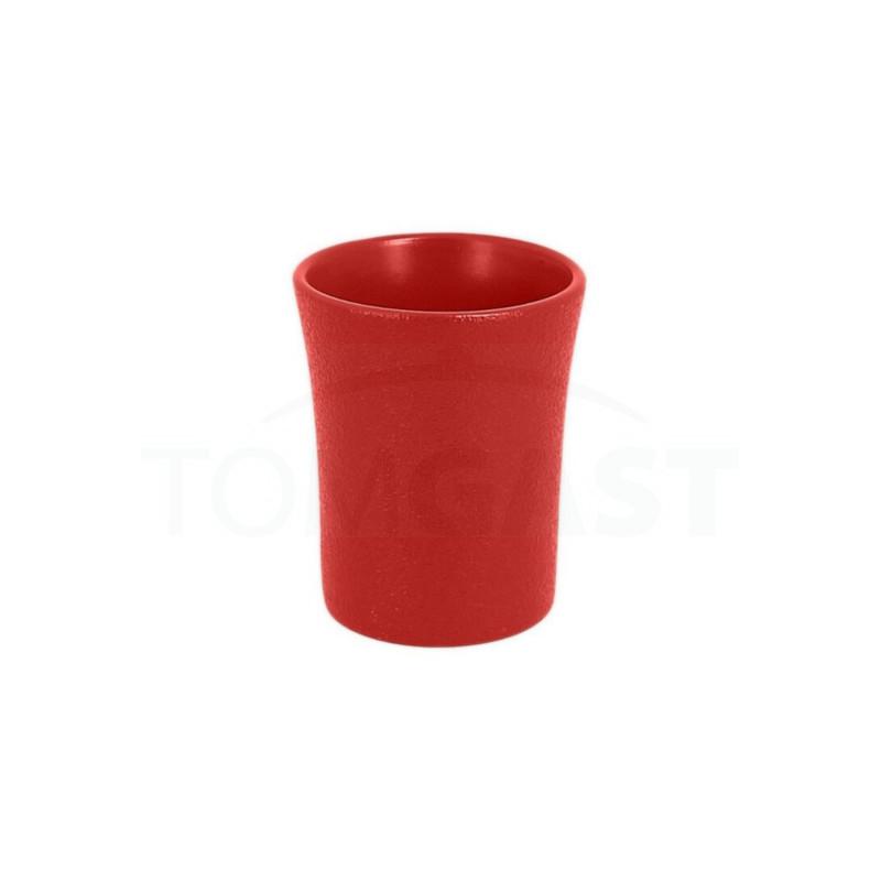 RAK Porcelain RAK Šálek bez ucha 9 cl, světle červená | RAK-NFSPCU09BR
