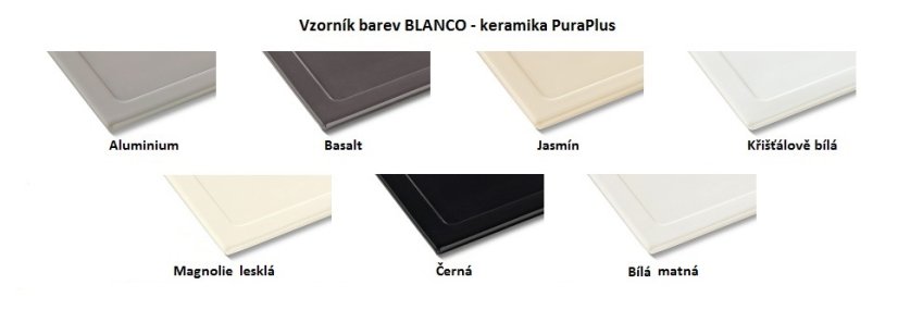 Blanco SUBLINE 500 U InFino Keramika zářivě bílá bez excentru