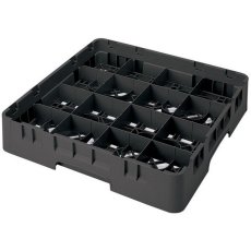 Cambro Koš Camrack 16 pozic, výška sklenice 11 cm - Černá