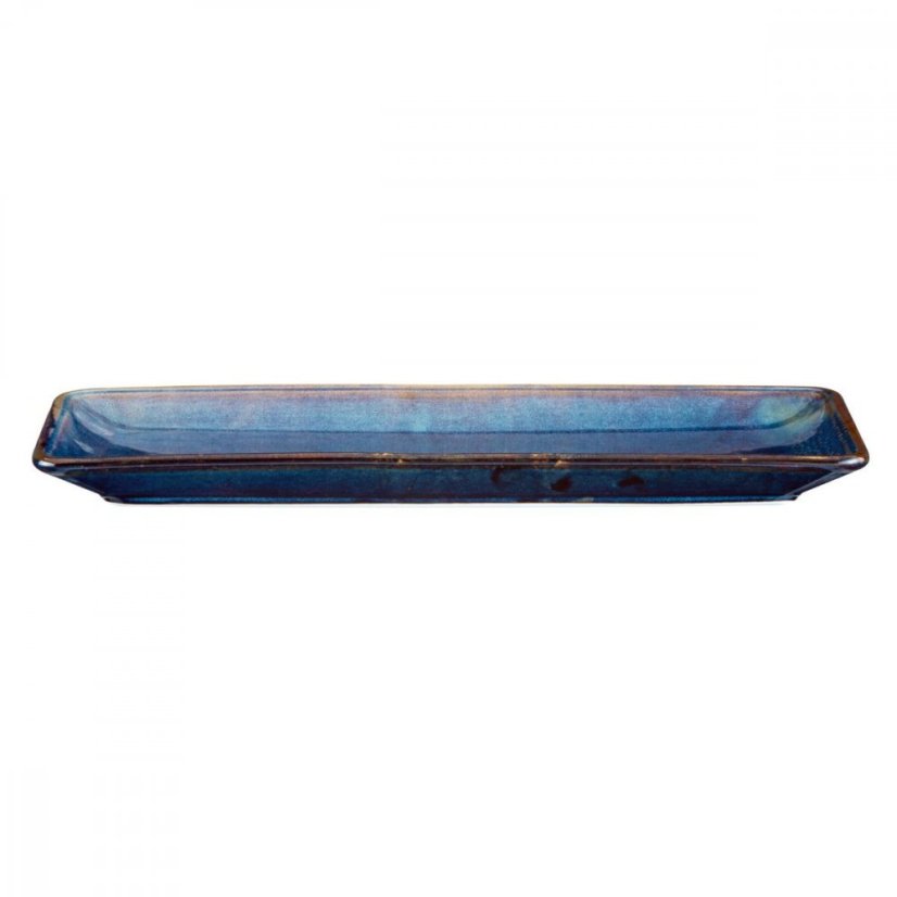 Verlo Deep Blue podnos obdélný 30,5 × 14 cm