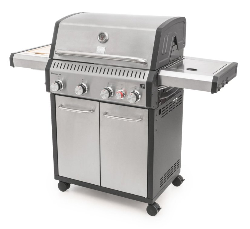 Plynový gril G21 Alabama Silver BBQ Premium Line, 5 hořáků + zdarma redukční ventil