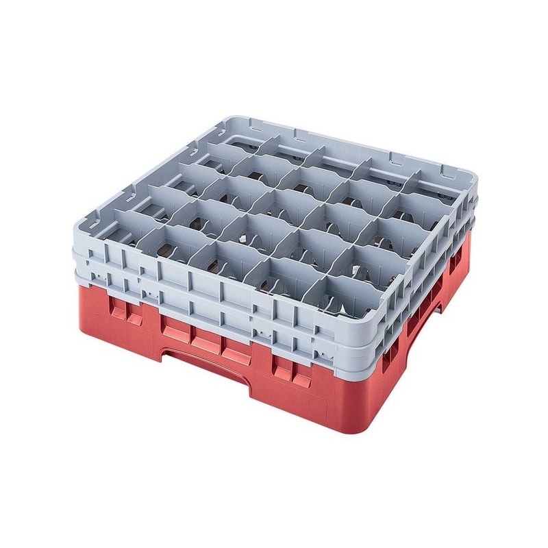 Cambro Koš Camrack 25 pozic, výška sklenice 17,4 cm - Červená Cambro Koš Camrack 25 pozic, výška sklenice 17,4 cm - Červená