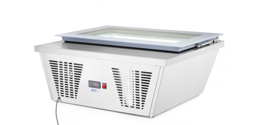 Mrazicí vitrína na zmrzlinu, Arktic, 230V/210W, 735x867x(H)373mm