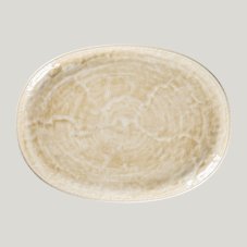 RAK Porcelain Krush talíř oválný 32 × 24 cm, béžový