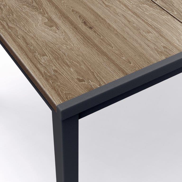 Zahradní stůl Keter Porto 160 ashwood black steel