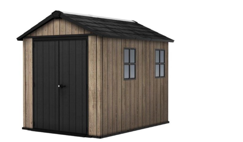 Zahradní domek Keter Apex 7,5 x 9 Ashwood, s podlahou