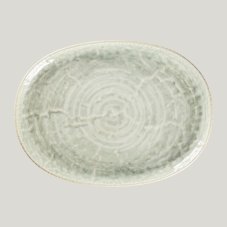 RAK Porcelain Krush talíř oválný 32 × 24 cm, světle zelený