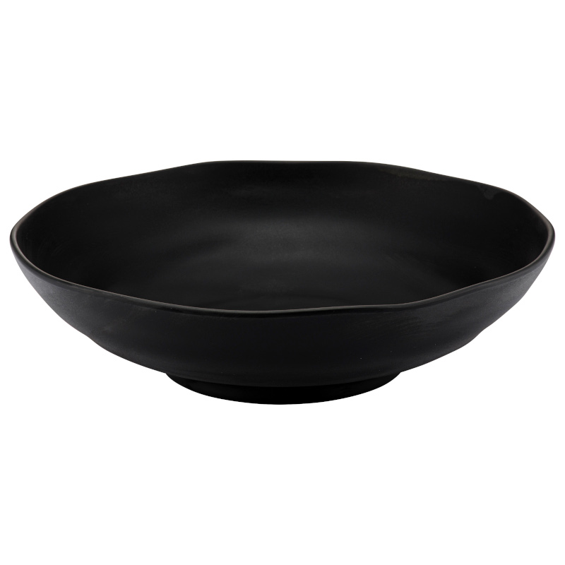TOMGAST Mísa oválná, pr. 338 mm, v: 92 mm, černá