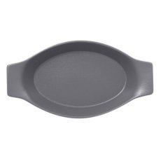 RAK Porcelain RAK Talíř oválný s rukojetí 42 cl, šedá | RAK-NFOPOD25GY