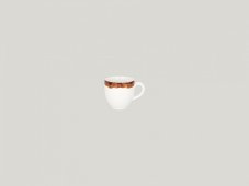RAK Porcelain RAK Woodart šálek na espresso 9 cl – světle hnědá | RAK-WDCLCU09TB