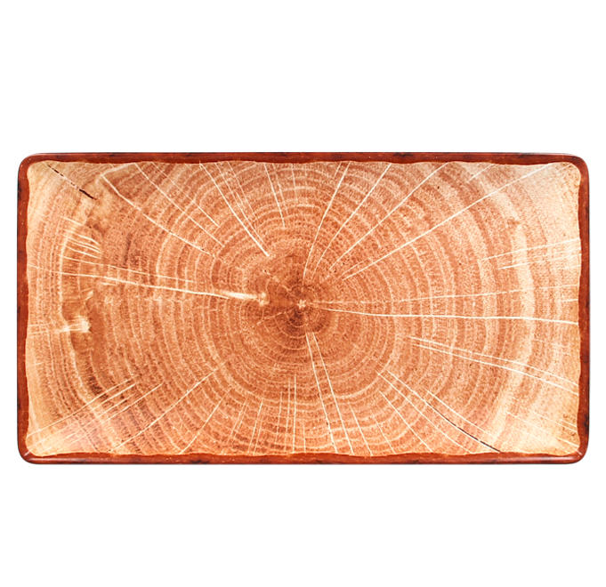 RAK Porcelain RAK Woodart talíř obdélný 33,5 × 18,1 cm – světle hnědá | RAK-WDEDRG33TB RAK Porcelain RAK Woodart talíř obdélný 33,5 × 18,1 cm – světle hnědá | RAK-WDEDRG33TB