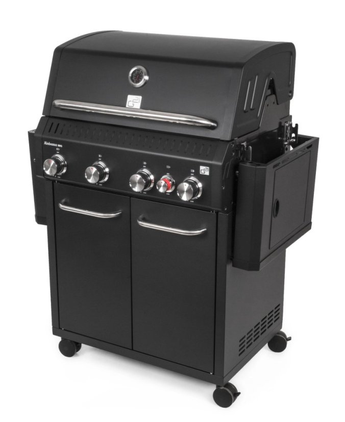 Plynový gril G21 Alabama Black BBQ Premium Line, 5 hořáků + zdarma redukční ventil