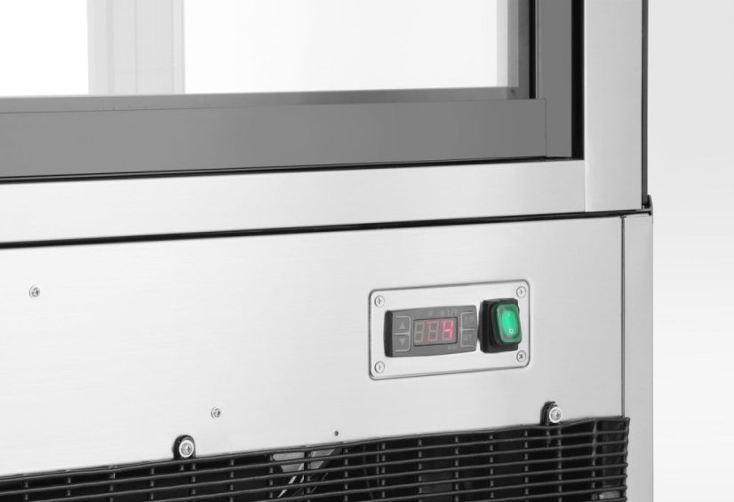 Vitrína se 2 policemi, Arktic, 230V/500W, 677x1524x(H)1230mm