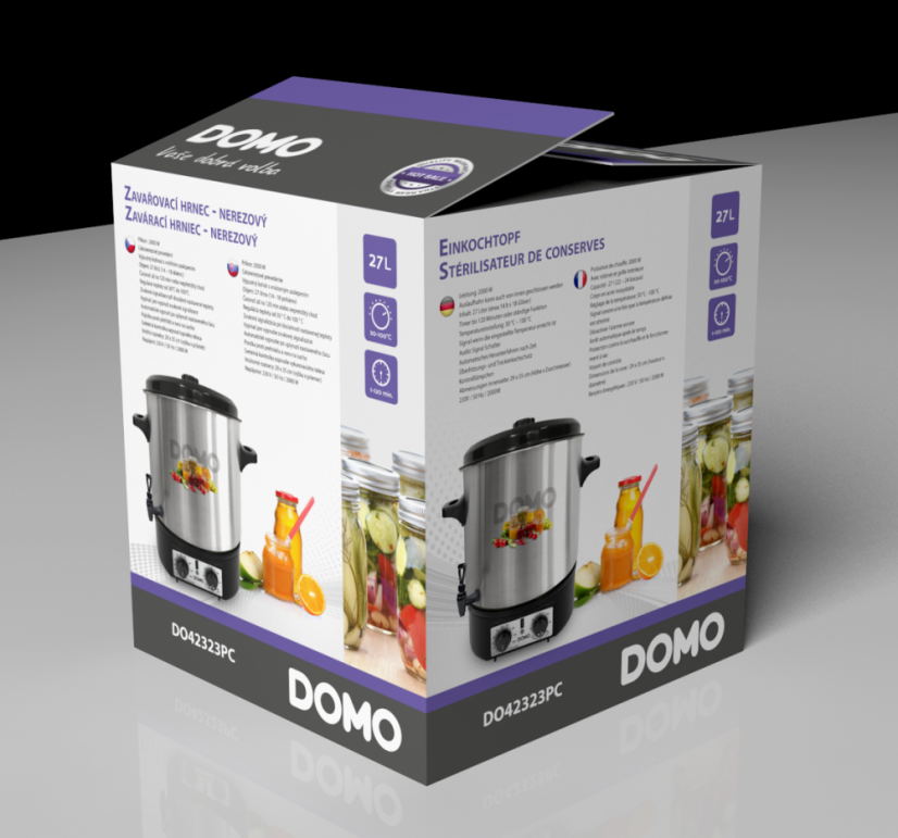 Zavařovací hrnec DOMO DO42323PC