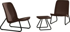 Zahradní nábytek Keter Rio Patio set whiskey hnědý