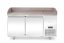 Pizza chladicí stůl s žulovou pracovní deskou, 2 dveře, Arktic, 250L, žula, 230V/250W, 800x1510x(H)1050mm