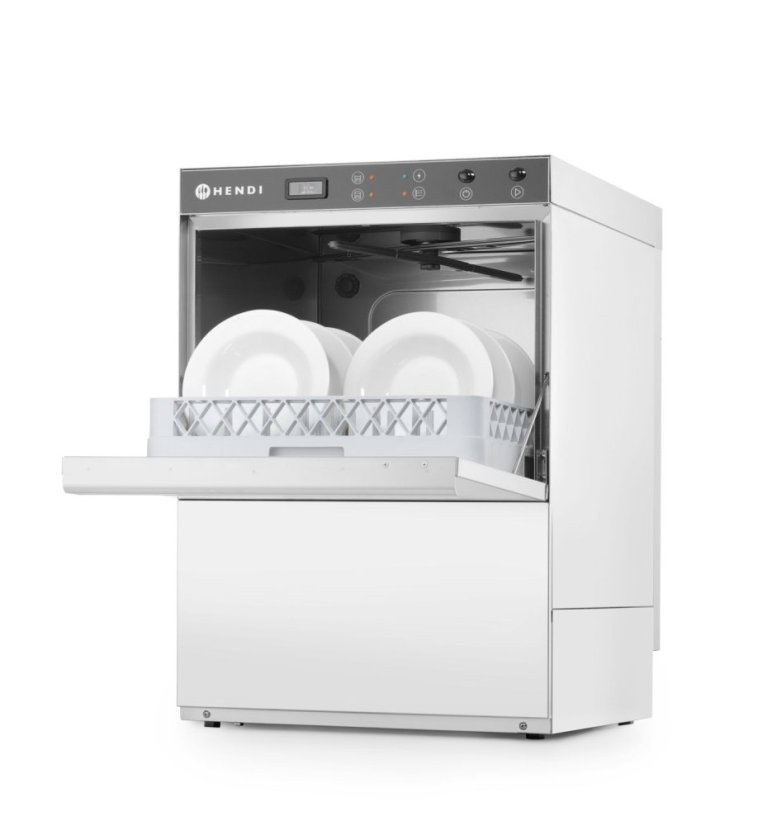Myčka nádobí K50, HENDI, s dávkovačem mycího prostředku, 230V/3600W, 600x570x(H)830mm