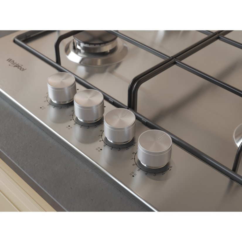 Plynová varná deska Whirlpool TKRL650IX